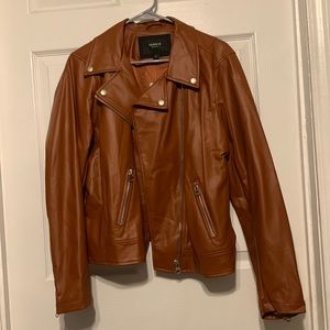 Torrid Brown Leather Jacket